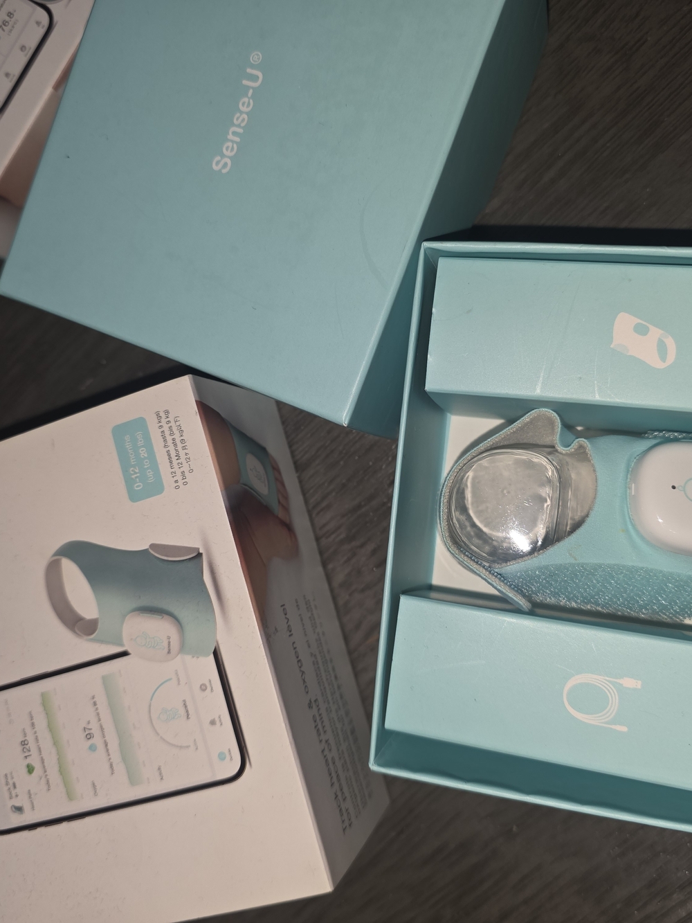 Baby Monitor Wearable in Light Blue - Smart Infant Monitor
